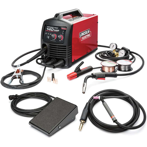 POWER MIG&reg; 140 MP&reg; Multi-Process Welder TIG One-Pak&reg;, 115 V, 1 Ph, 60 Hz Pathway Supply LP