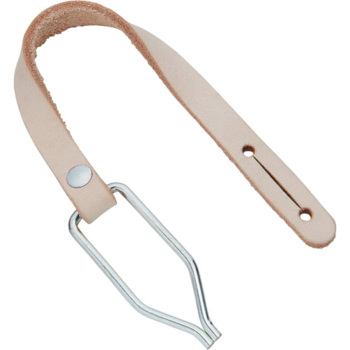 Corde de service avec agrafe pour courroie, Cuir, Beige Pathway Supply LP
