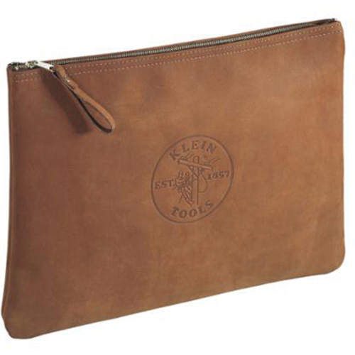 Sac &agrave; fermeture &agrave; glissi&egrave;re de portfolio en cuir pour entrepreneur, Porte-outil, Cuir, 1 Poches Pathway Supply LP