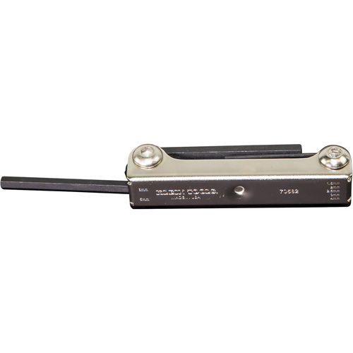Folding Hex Key Set, 7 Pcs., Metric Pathway Supply LP