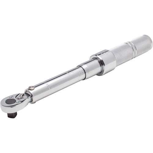 Micrometer Torque Wrench, Click, 3/8" Square Drive, 40 - 200 in lbs. Pathway Supply LP