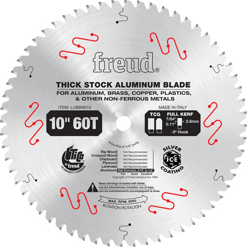 Industrial Saw Blade, 10", 72 Teeth, Non-Ferrous Use Pathway Supply LP