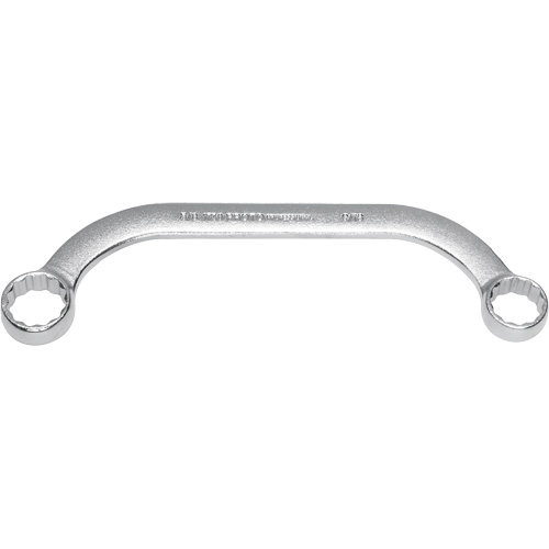 Box End Wrench, 12 Point, 5/8"/9/16", 15° Offset, Plain Finish Pathway Supply LP