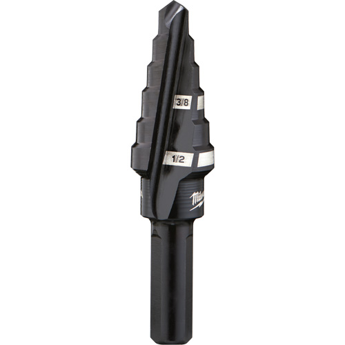 Foret &eacute;tag&eacute; no 6, 3/8" - 1/2", Incr&eacute;ments de 1/16", Acier rapide Pathway Supply LP