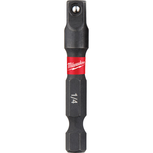 Shockwave Impact Driver Socket Adapters, 1/4" Drive Size, 1/4" Male Size, Ball, 1-7/8" L Pathway Supply LP