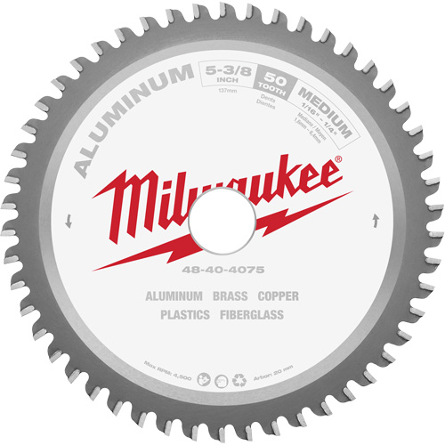 Circular Saw Blade, 5-3/8", 50 Teeth, Non-Ferrous Use Pathway Supply LP