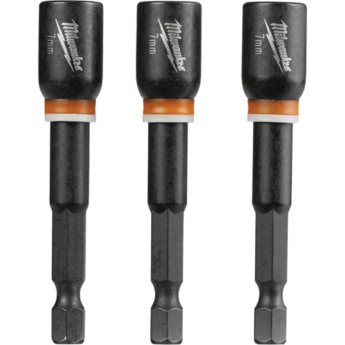 Tourne-&eacute;crou Shockwave Impact Duty, Embout 1/4", Prise 7 mm, 2-9/16" lo, Magn&eacute;tique Pathway Supply LP