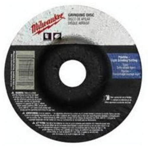 Grinding Wheel, 4-1/2" x 1/8", 7/8" Arbor, Aluminum Oxide, Type 27 Pathway Supply LP
