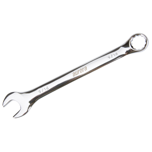 Cl&eacute; mixte, 12 pans, 9/16", Fini Chrome Pathway Supply LP