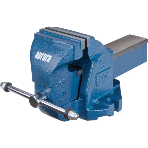 Heavy-Duty Bench Vise, 5" Jaw Width, 3-3/10" Throat Depth Pathway Supply LP