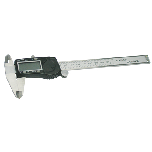 Digital Fractional Caliper, 0.005" (0.01 mm) Resolution, 0" - 6" ( 0 mm - 150 mm) Range Pathway Supply LP