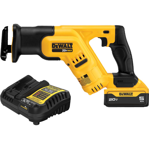 Max Compact Reciprocating Saw Kit, 20 V, Lithium-Ion Battery, 0-2900 SPM Pathway Supply LP