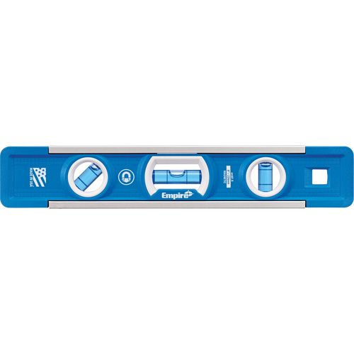 Niveau torpille True Blue, 9" lo, Aluminium, 3 fioles, Magn&eacute;tique Pathway Supply LP