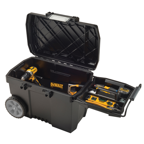 Coffre &agrave; outils pour entrepreneur, 15-19/32" la x 24-13/16" p x 16-1/2" h, Noir Pathway Supply LP