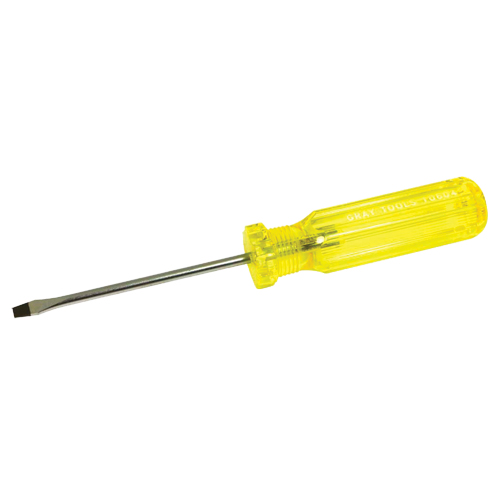 Tournevis &agrave; fente, 3/16", 8-1/4" lo, Prise Plastique Pathway Supply LP