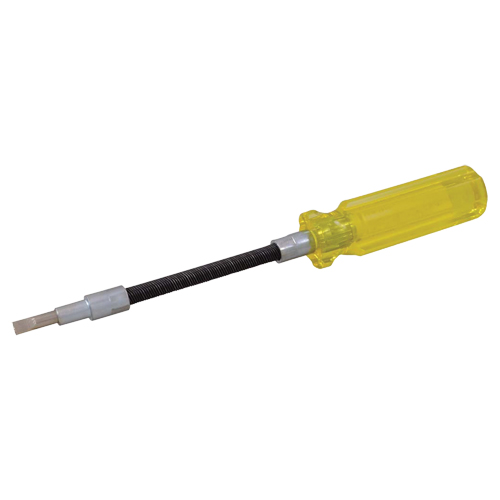 Tournevis &agrave; fente flexible, Tige de 3/16", Ronde, 7-1/2" lo, Prise en Plastique Pathway Supply LP