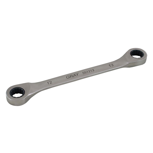 Cl&eacute; &agrave; cliquet polygonale double pour engrenage, 12 pans, 12 mm x 13 mm, Fini Ordinaire Pathway Supply LP