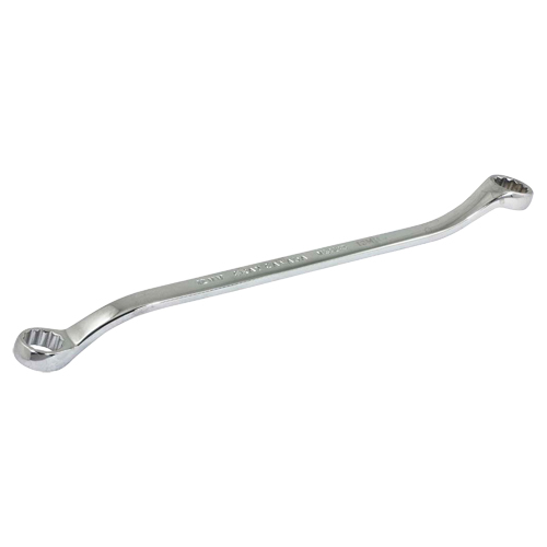 Box End Wrench, 12 Point, 12 mm x 13 mm, 15° Offset, Chrome Finish Pathway Supply LP