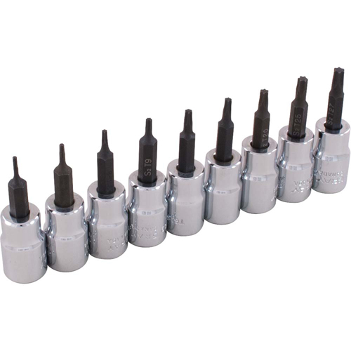 Jeu de douilles, Torx, Prise 3/8", 9 mrcx Pathway Supply LP