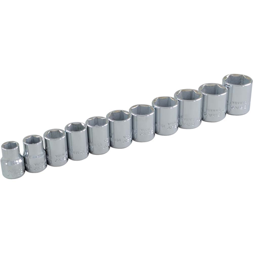 Socket Set, 11 Pcs, 3/8" Drive Size Pathway Supply LP