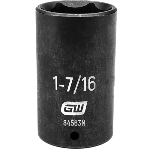 Socket, Impact, 1-7/16", 1/2" Drive, 6 Points, Deep Pathway Supply LP