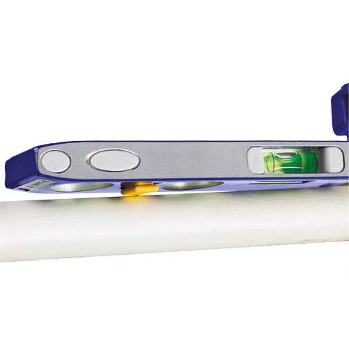 250 Series Heavy-Duty Torpedo Level, 9" L, Aluminum, 4 Vials, Magnetic Pathway Supply LP