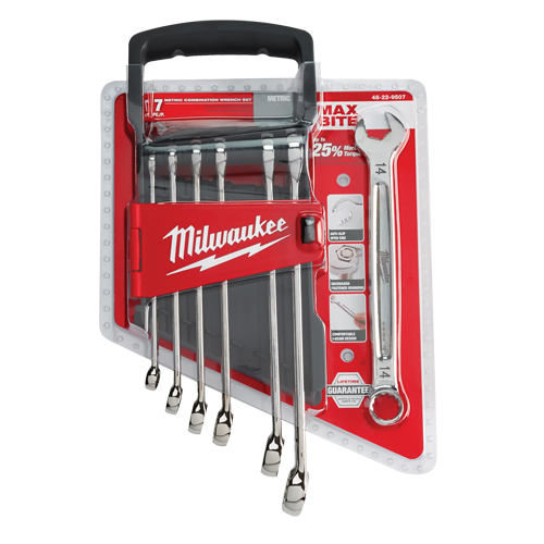Combination Wrench Set, Combination, 7 Pieces, Metric Pathway Supply LP