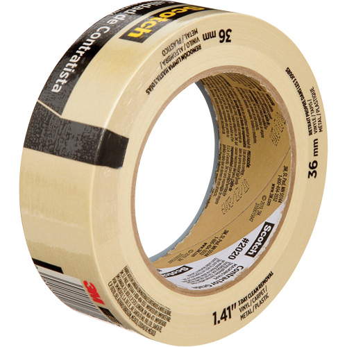 Ruban-cache Scotch pour entrepreneurs 2020, 36 mm (1-1/2") x 55 m (180'), Beige Pathway Supply LP