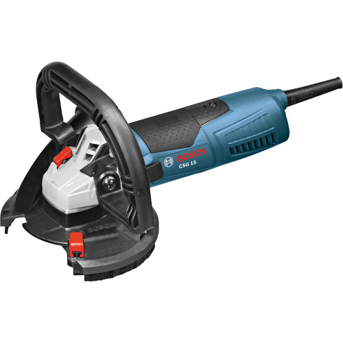 Concrete Surfacing Grinder with Dust-Collecting Shroud Pathway Supply LP