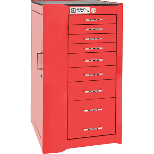 Armoire compl&eacute;mentaire gauche de s&eacute;rie Pro+, 8 tiroirs, 19" la x 19" p x 36-1/2" h, Rouge Pathway Supply LP