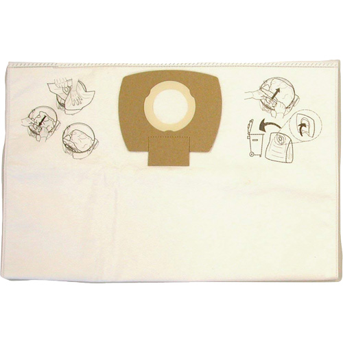 Sacs-filtre en papier pour aspirateur, 8 gal. US Pathway Supply LP