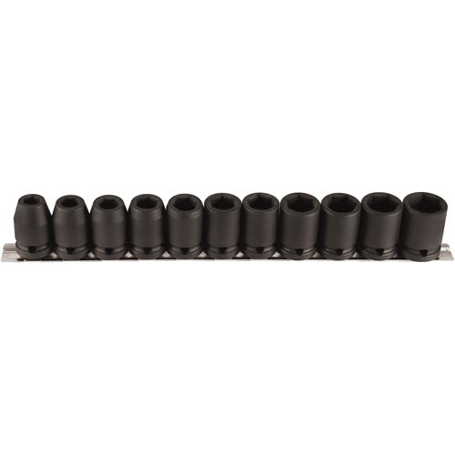 Socket Set, 11 Pcs, Impact, 1/2" Drive Size Pathway Supply LP