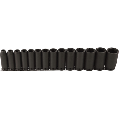 Long Socket Set, 14 Pcs, Impact, 1/2" Drive Size, Deep Pathway Supply LP
