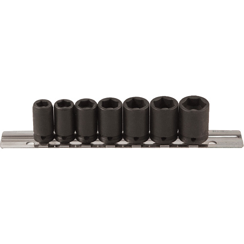 Magnetic Socket Set, 7 Pcs, Impact, 1/4" Drive Size Pathway Supply LP