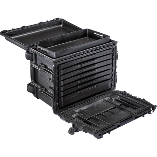 Armoire &agrave; outils mobile Gen 2, 24" la, 6 tiroirs, Noir Pathway Supply LP