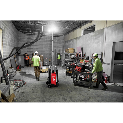 MX Fuel Rocket Tower Light & Charger, LED, 27000 Lumens Pathway Supply LP