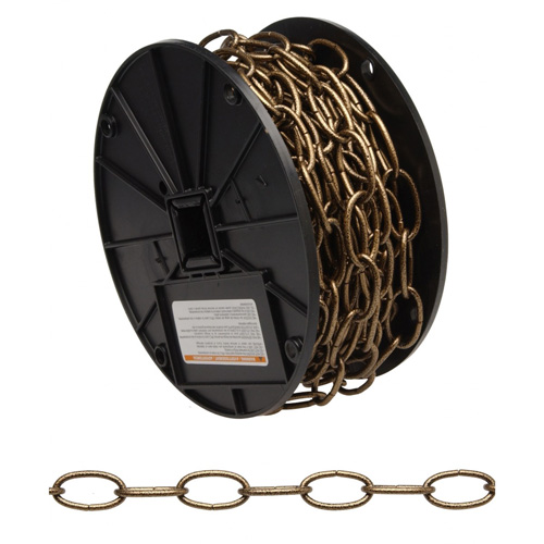 Decorator Chain, Carbon Steel, #10 x 60' (18.3 m) L, 35 lbs. (0.0175 tons) Load Capacity Pathway Supply LP