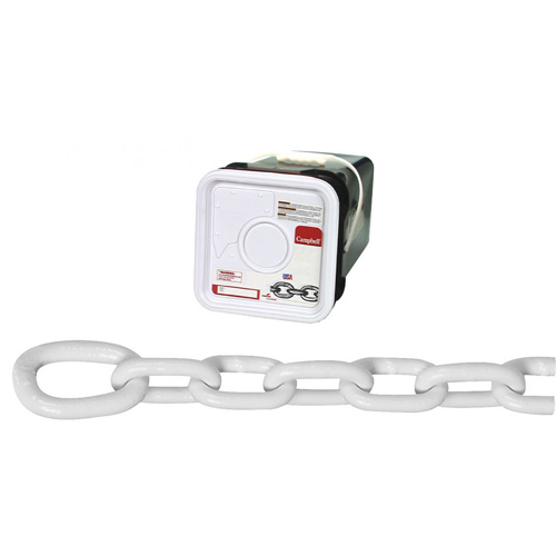 System 3 Anchor Lead Proof Coil Chain, Low Carbon Steel, 5/16" x 75' (22.9 m) L, Grade 30, 1900 lbs. (0.95 tons) Load Capacity Pathway Supply LP