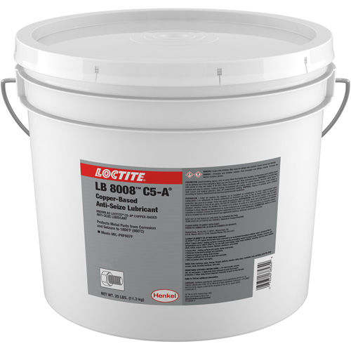 LB 8008 C5-A Copper Anti-Seize Lubricant, 25 lbs., Pail, 1800°F (982°C) Max Temp. Pathway Supply LP