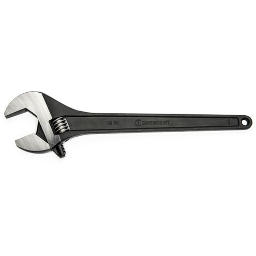 Adjustable Wrench, 18" L, 2" Max Width, Black Pathway Supply LP