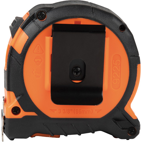 Magnetic Double-Hook Tape Measure, 25', Imperial Graduations Pathway Supply LP