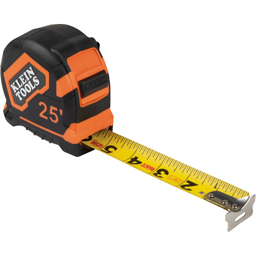 Tape Measure with Belt Clip, 25', 1/16" Graduations Pathway Supply LP