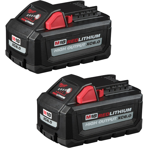 Blocs-piles Redlithium High Output XC6.0, Lithium-ion, 18 V, 6 Ah Pathway Supply LP
