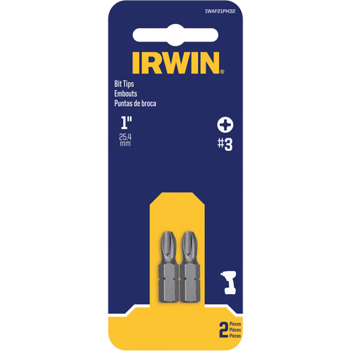 Insert Bits, Phillips, #3, 1/4" Drive Pathway Supply LP