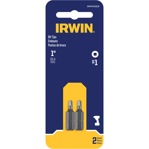 Insert Bits, Square, #1, 1/4" Drive Pathway Supply LP