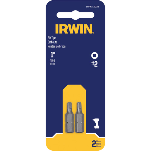 Insert Bits, Square, #2, 1/4" Drive Pathway Supply LP