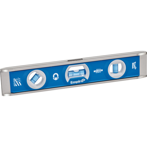 Torpedo Level, 10" L, Aluminum, 1 Vials, Magnetic Pathway Supply LP