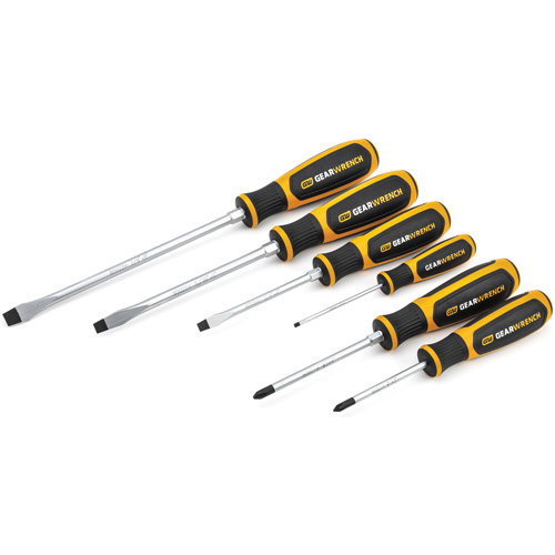 Phillips&reg;/Slotted Dual Material Screwdriver Set, 6 Pcs. Pathway Supply LP