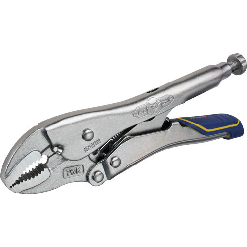 Vise-Grip&reg; Fast Release 7WR Locking Pliers with Wire Cutter, 7" Length, Curved Jaw Pathway Supply LP