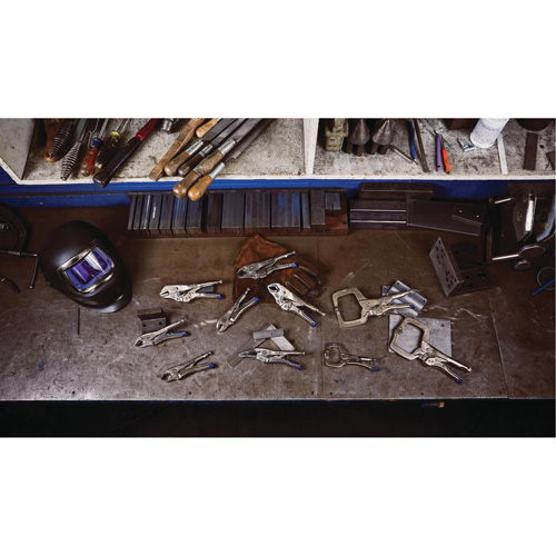 Vise-Grip&reg; Fast Release 7WR Locking Pliers with Wire Cutter, 7" Length, Curved Jaw Pathway Supply LP